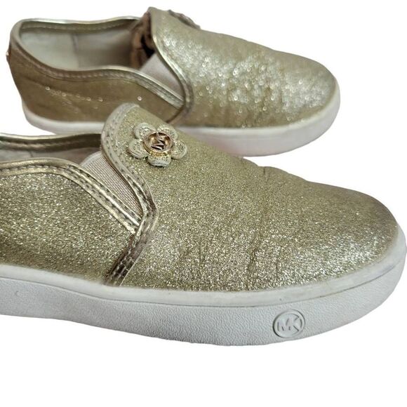 Michael Kors gold slip on Sneaker 9 - Picture 7 of 8